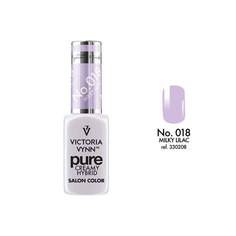 pure creamy hybrid salon color No.018 milky lilac (TPO FREE)